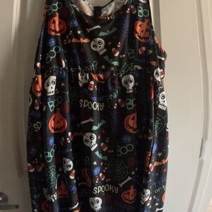 Halloween Dress with Spooky Icons